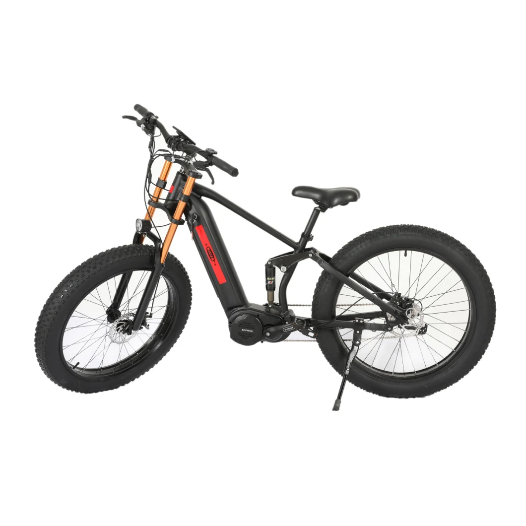 26" Folding Electric Bike Electric City Bike Mountain Bike with 500W Brushless Disc Brake E Bike