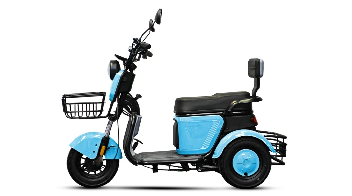 Proper Price Auxility Convenient E Tricycle Foldable Seat Green Energy Battery Accommodate Three People Low Energy Consumption Three Wheel Electric Bike