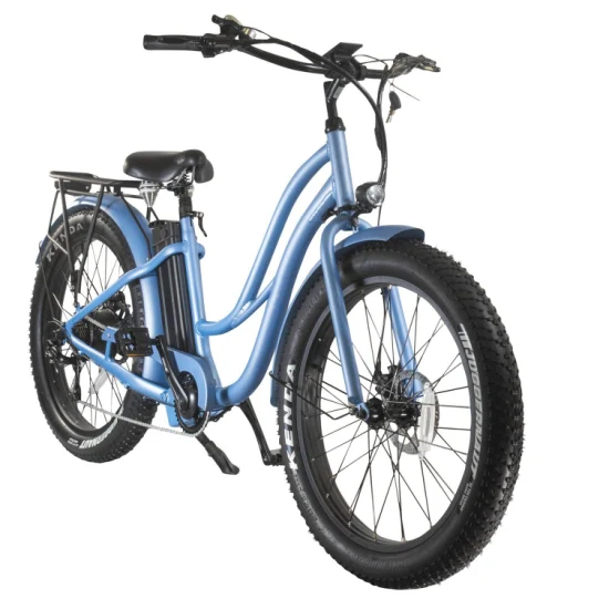 USA Warehouse Bafang 750W Step-Through Beach Cruiser Bicicleta eléctrica con entrega corta